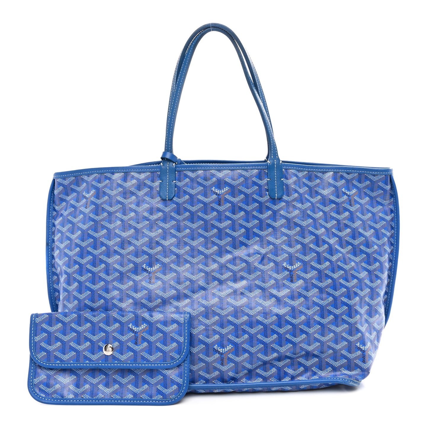 Goyardine Reversible Anjou PM Sky Blue