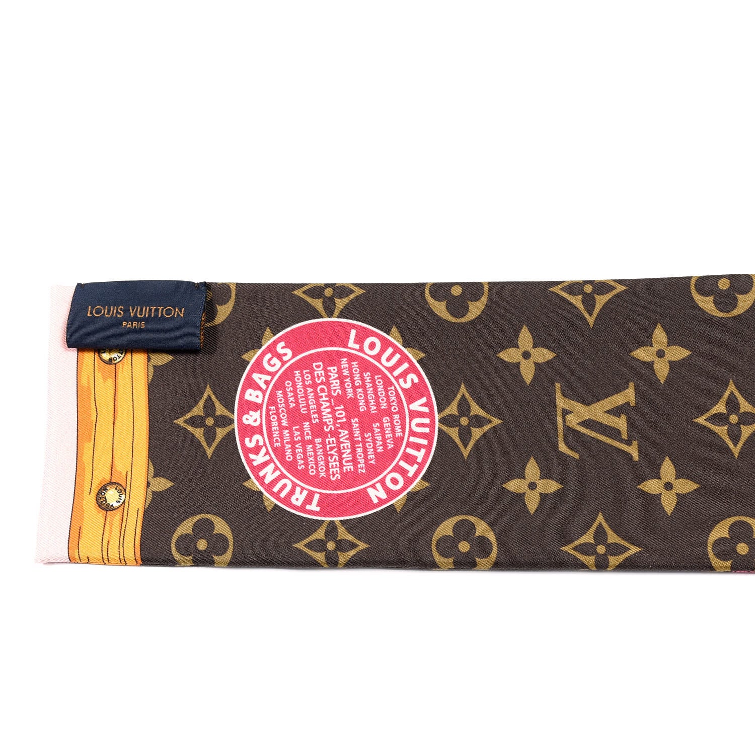 Louis Vuitton Silk Monogram Summer Trunks Bandeau Brown 3 of 4