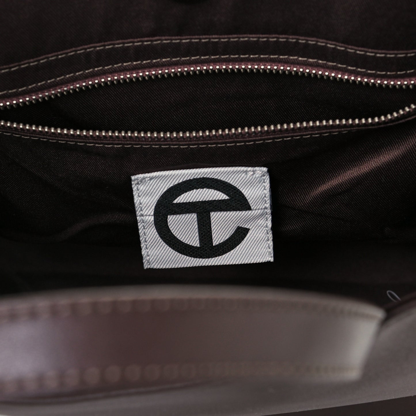 Vegan Leather Medium Shopping Bag Chocolate