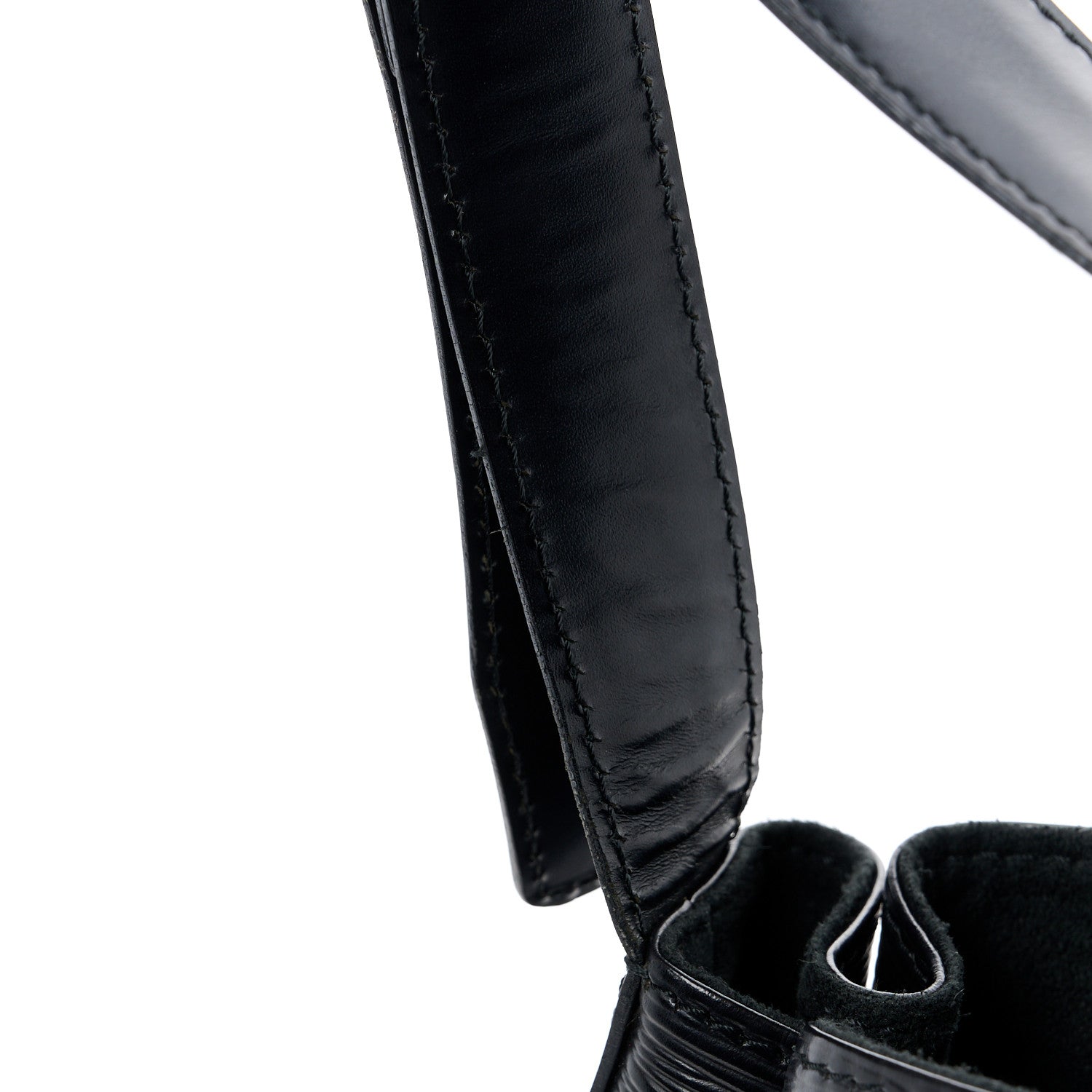 Louis Vuitton Epi Sac D'epaule Black 12 of 14