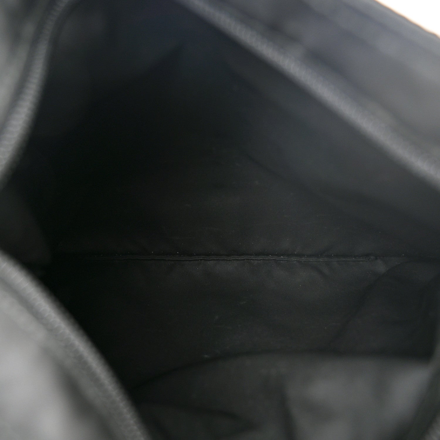 Prada Tessuto Nylon Flat Messenger Bag Black 5 of 10