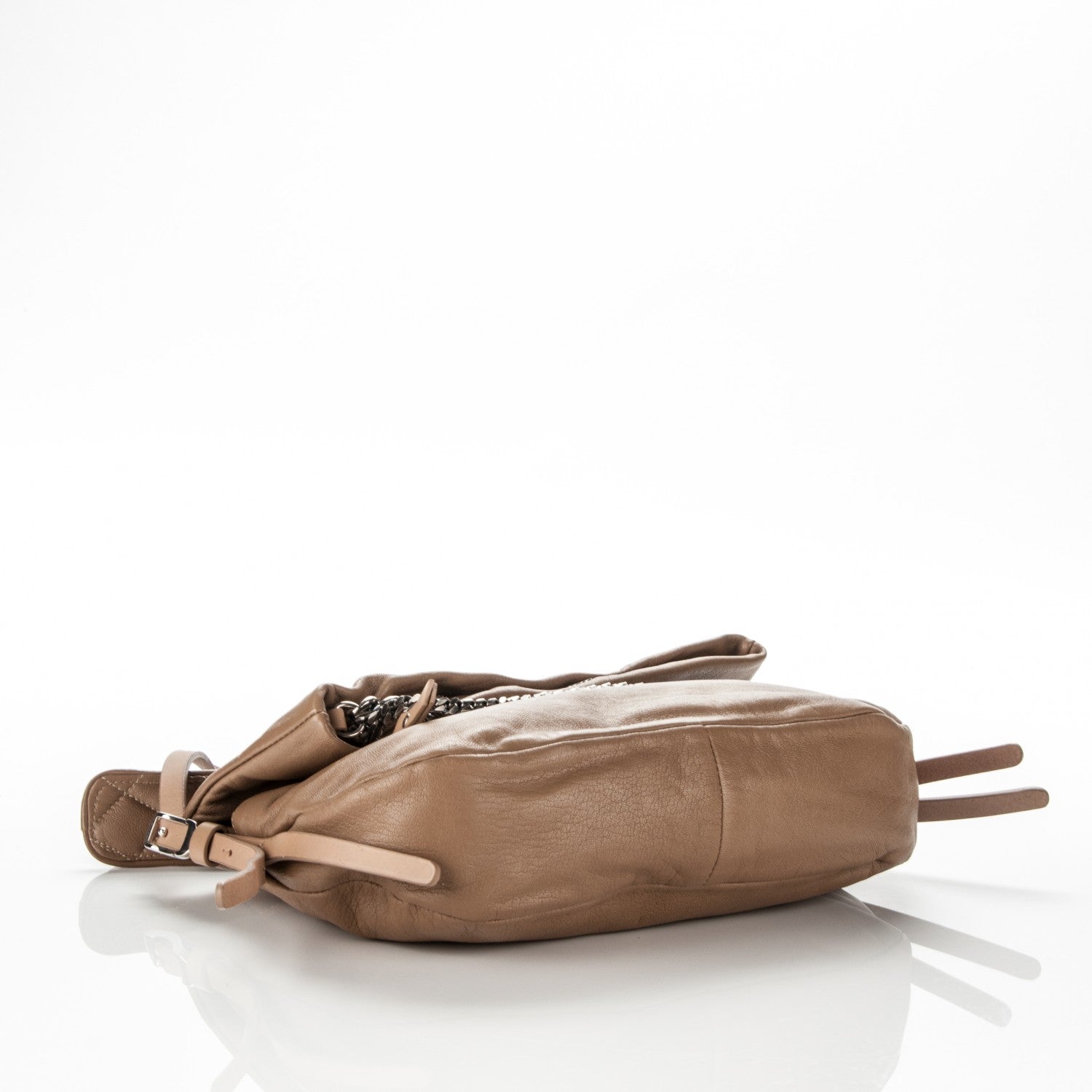 Jimmy Choo Lambskin Small Biker Hobo Buff 4 of 7