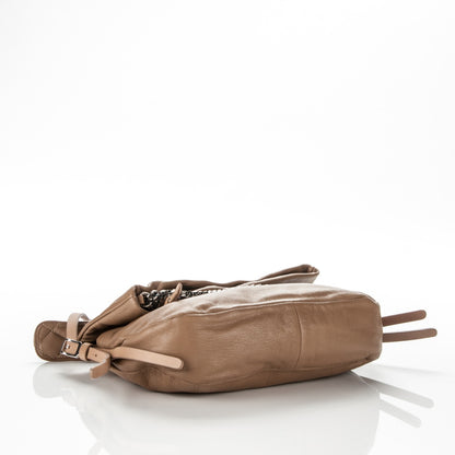 Jimmy Choo Lambskin Small Biker Hobo Buff 4 of 7