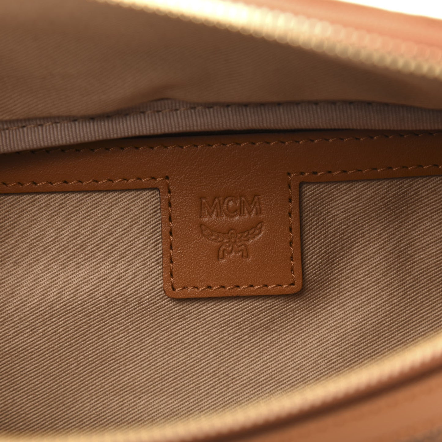 Visetos Small Fusten Belt Bag Cognac