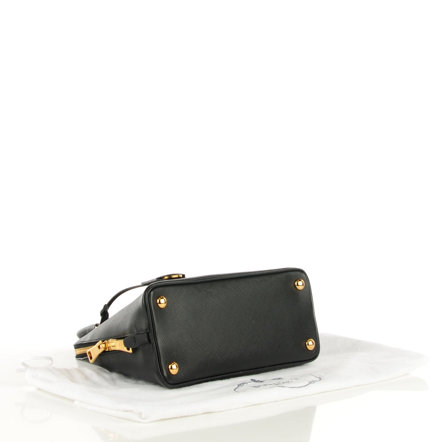 Saffiano Lux Small Promenade Tote Black