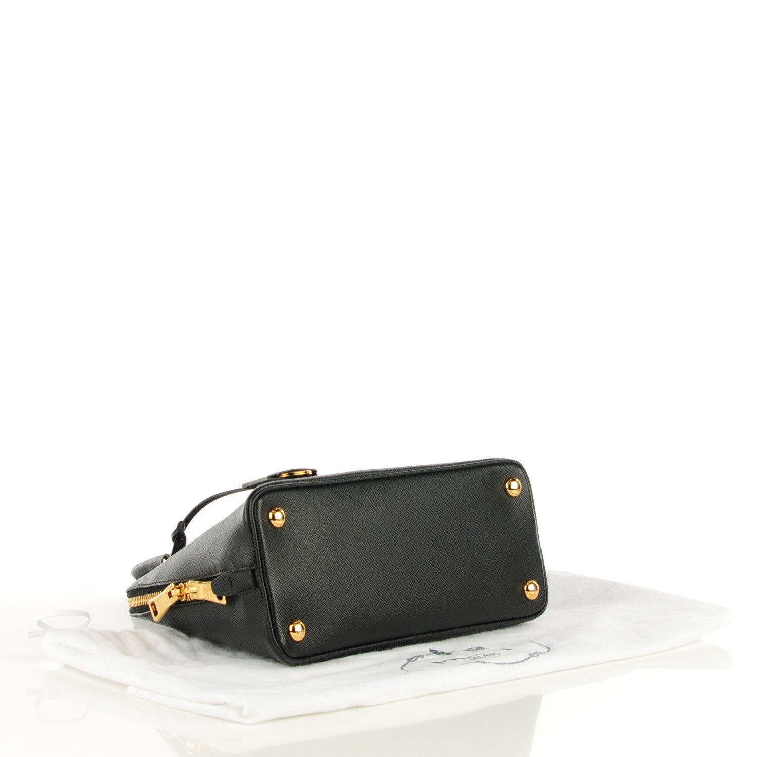 Prada Saffiano Lux Small Promenade Tote Black 4 of 8