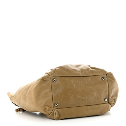Chanel Lambskin Lax Accordion Flap Beige 4 of 17