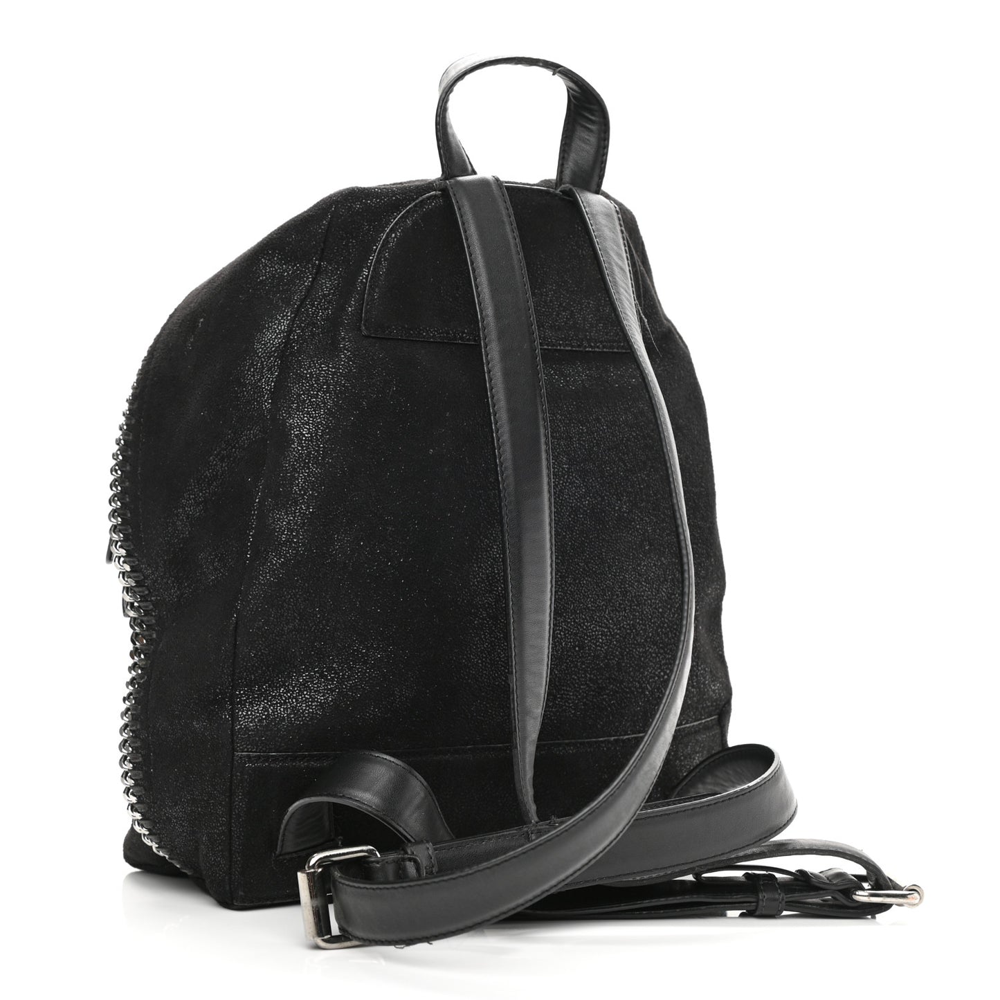 Shaggy Deer Small Falabella Backpack Black