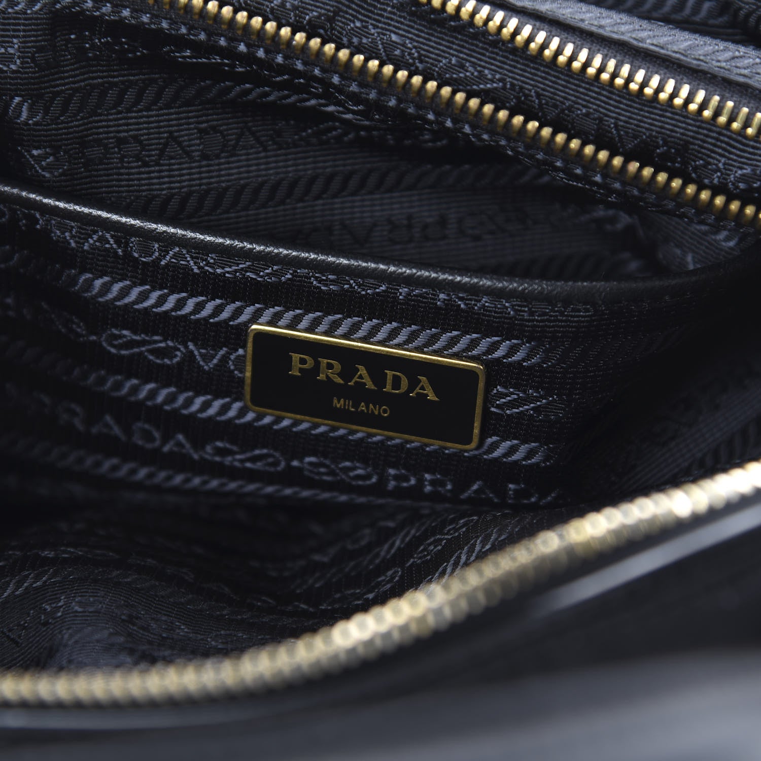 Prada Saffiano Tessuto Nylon Tote Black 8 of 9