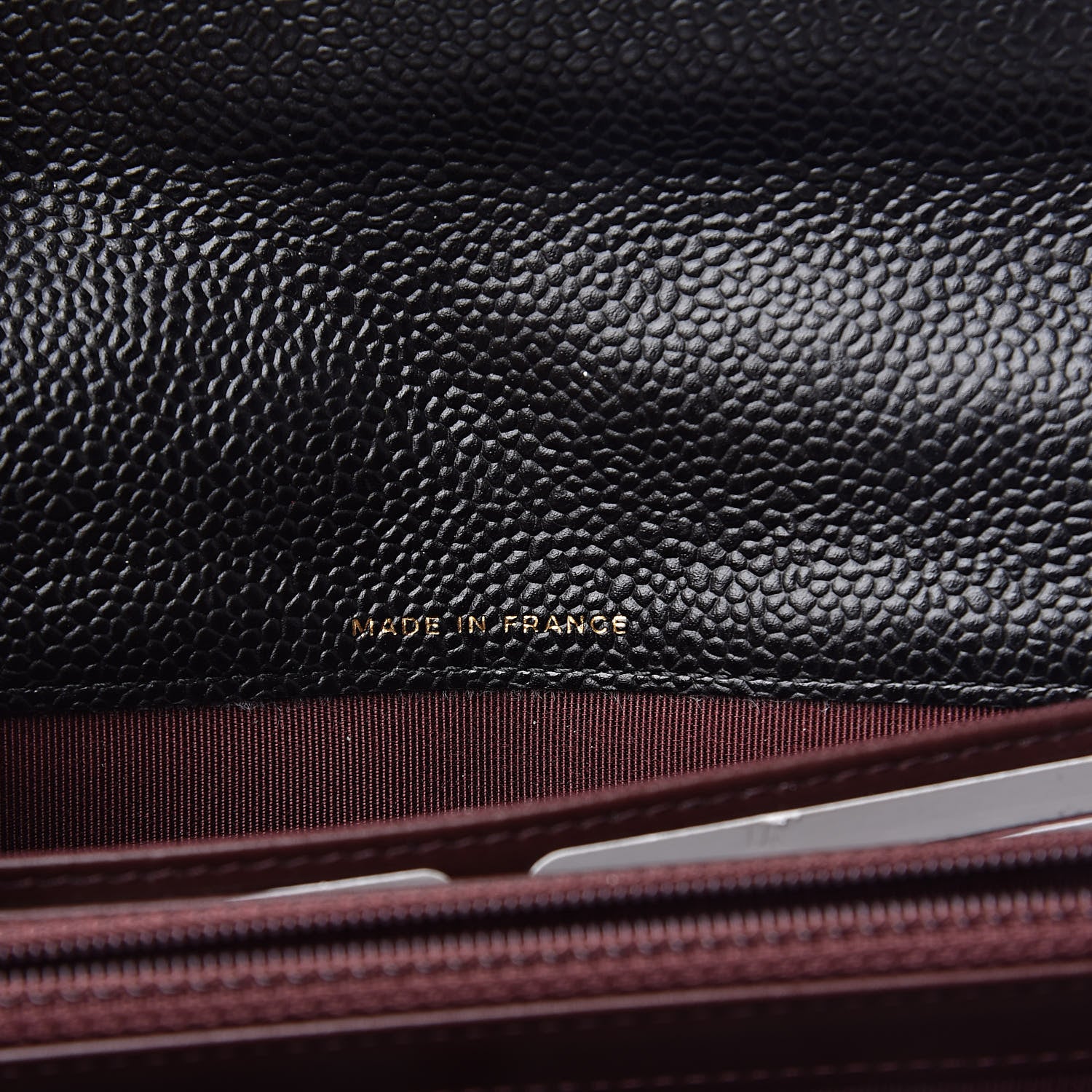 Chanel Caviar Quilted Large Gusset Flap Wallet Black 7 of 8