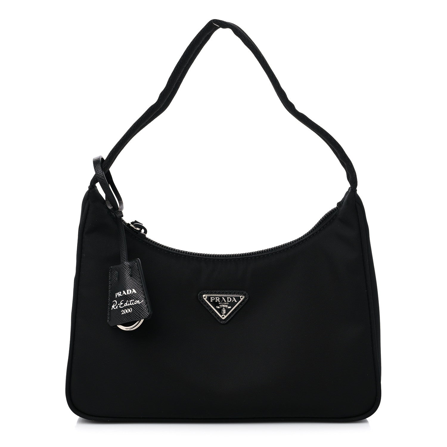 Prada Tessuto Nylon Mini Re-Edition 2000 Bag Black 1 of 8