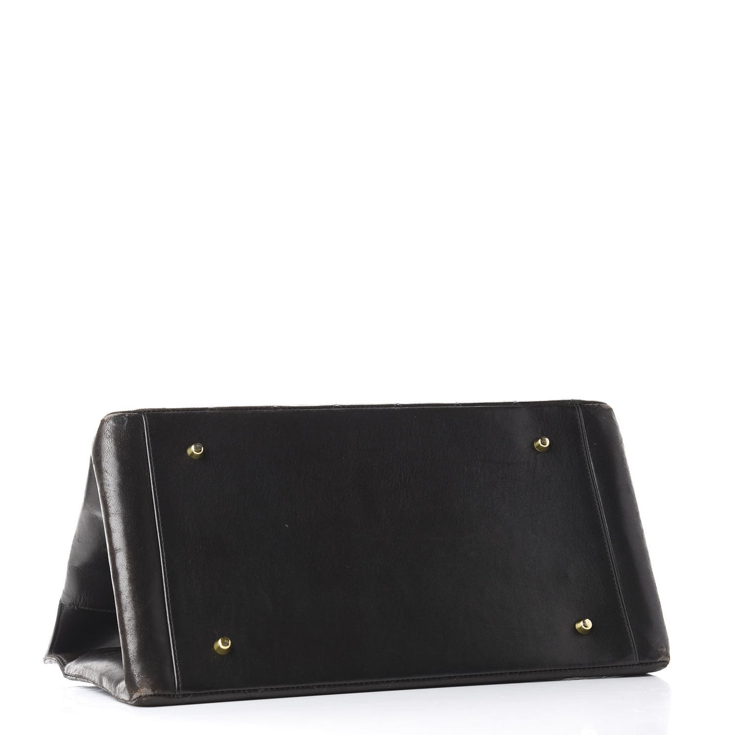 Lambskin Quilted Tote Black