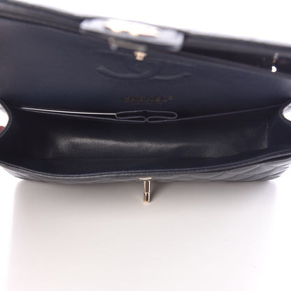 Chanel Caviar Quilted Medium Double Flap Navy 5 of 11