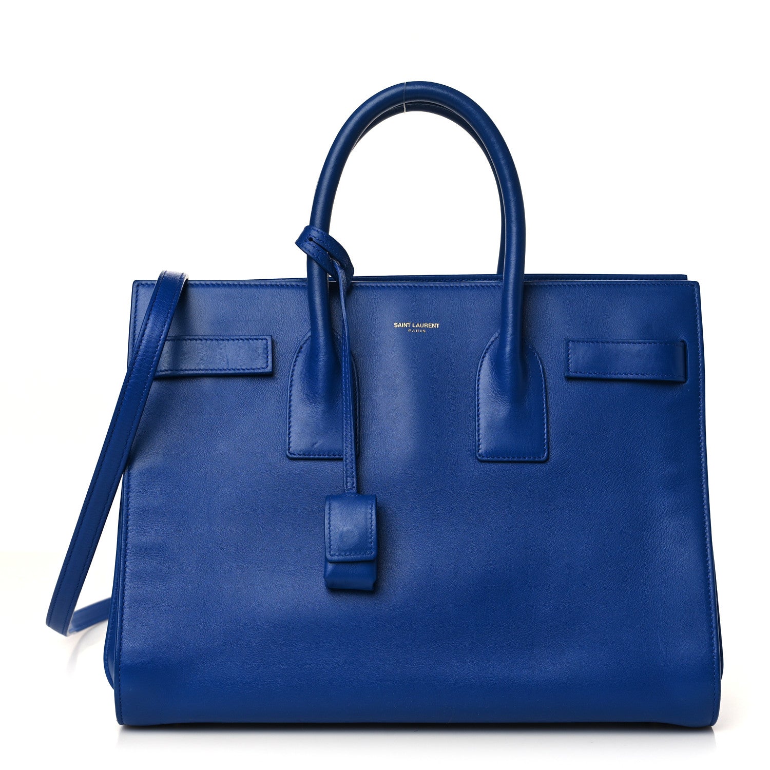 Saint Laurent Calfskin Small Sac De Jour Blue Majorelle 1 of 9