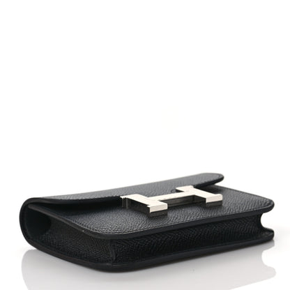 Hermes Epsom Constance Slim Wallet Black 4 of 8