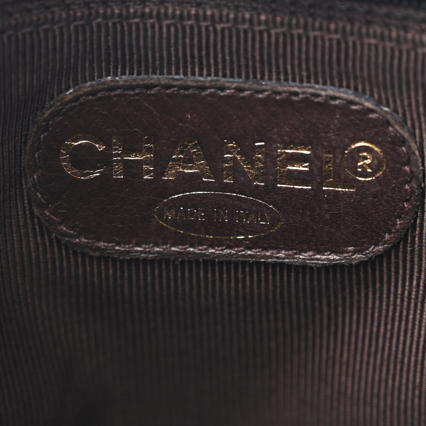 Caviar CC Shoulder Bag Dark Brown