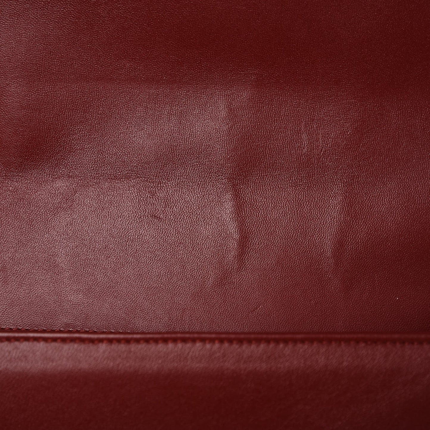 Lambskin Quilted Medium Boy Flap Burgundy