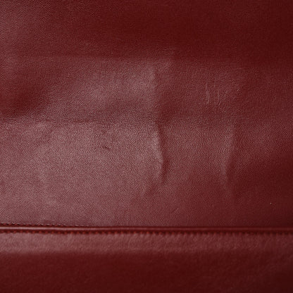 Chanel Lambskin Quilted Medium Boy Flap Burgundy 8 of 8