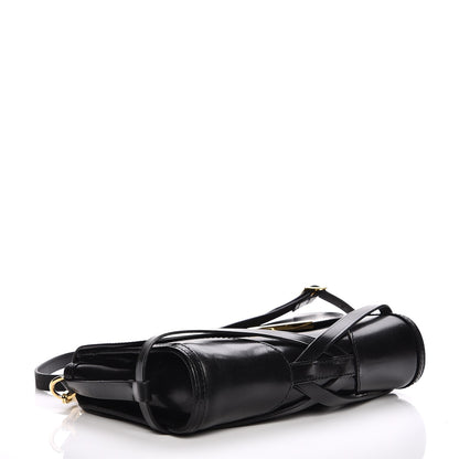 Burberry Polished Bridle Leather Small Abbott Crossbody Black 4 of 7