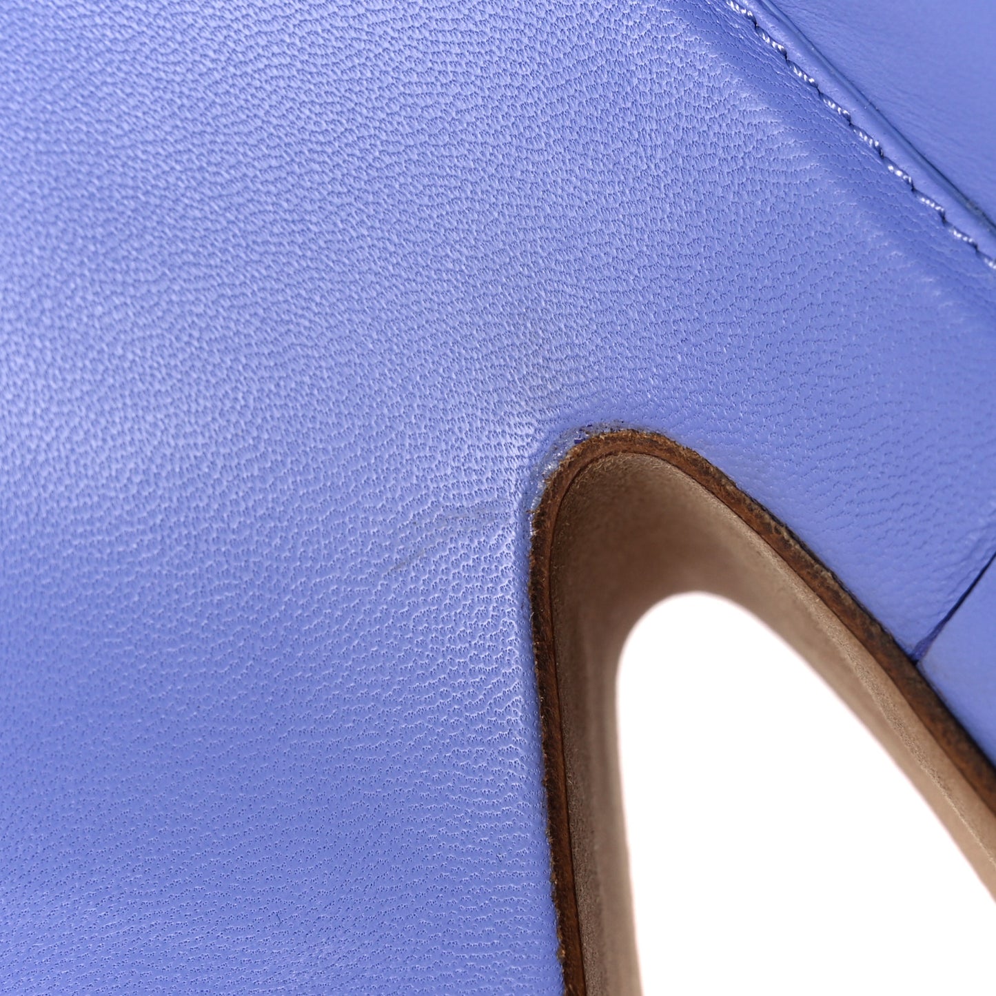 Nappa Slide Platform 115 Wedge Sandals 39.5 Periwinkle