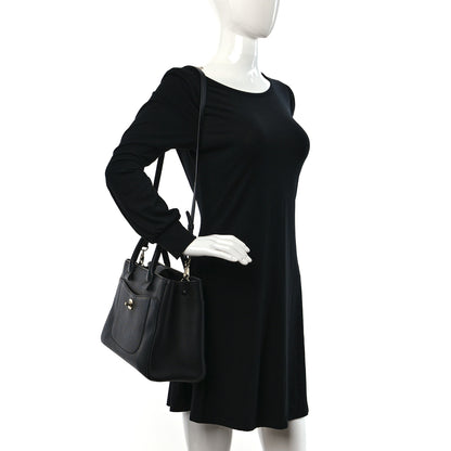 Chanel Grained Calfskin Small Neo Executive Shopper Tote Black 3 of 9