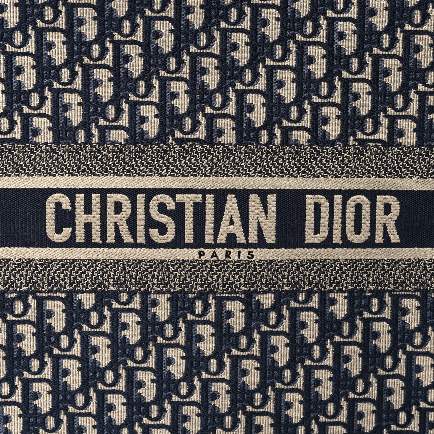 Oblique Large Book Tote Blue Multicolor