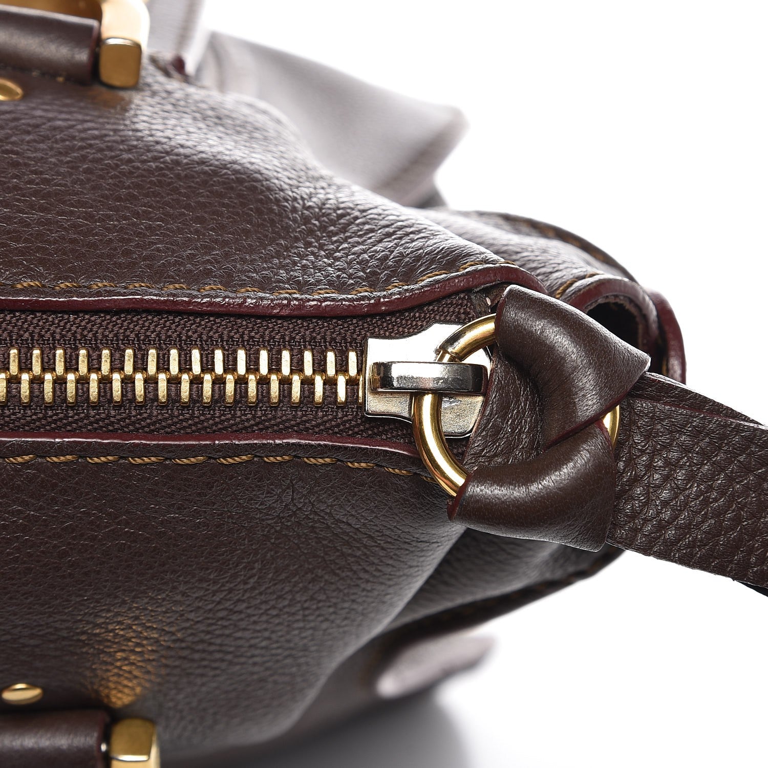 Chloe Calfskin Large Marcie Satchel Truffle 8 of 10