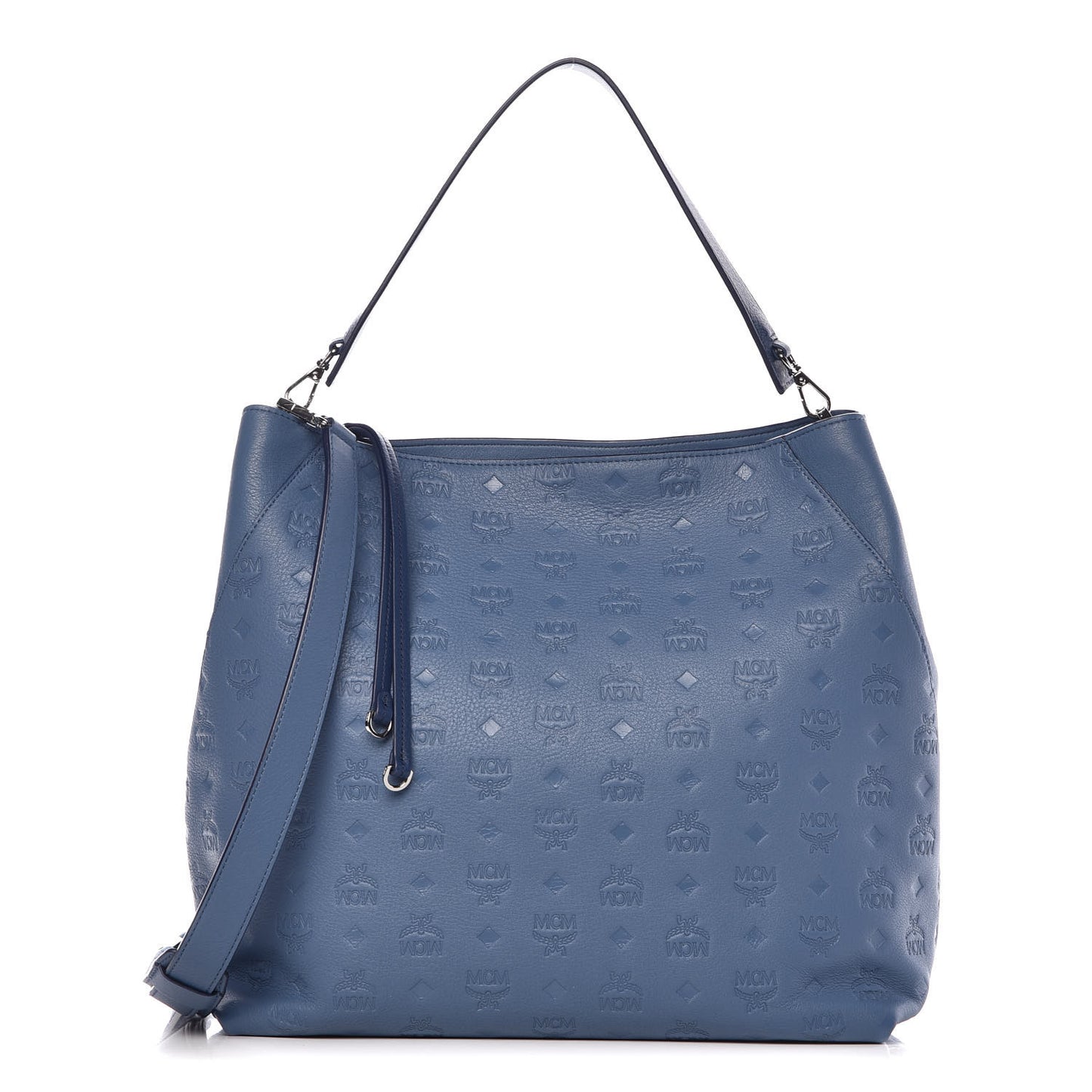 Calfskin Ottomar Monogram Large Klara Hobo Luft Blue