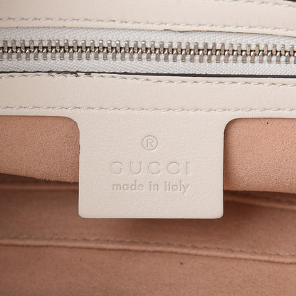 Gucci Calfskin Web Stripe Small Dionysus Hobo White 7 of 9