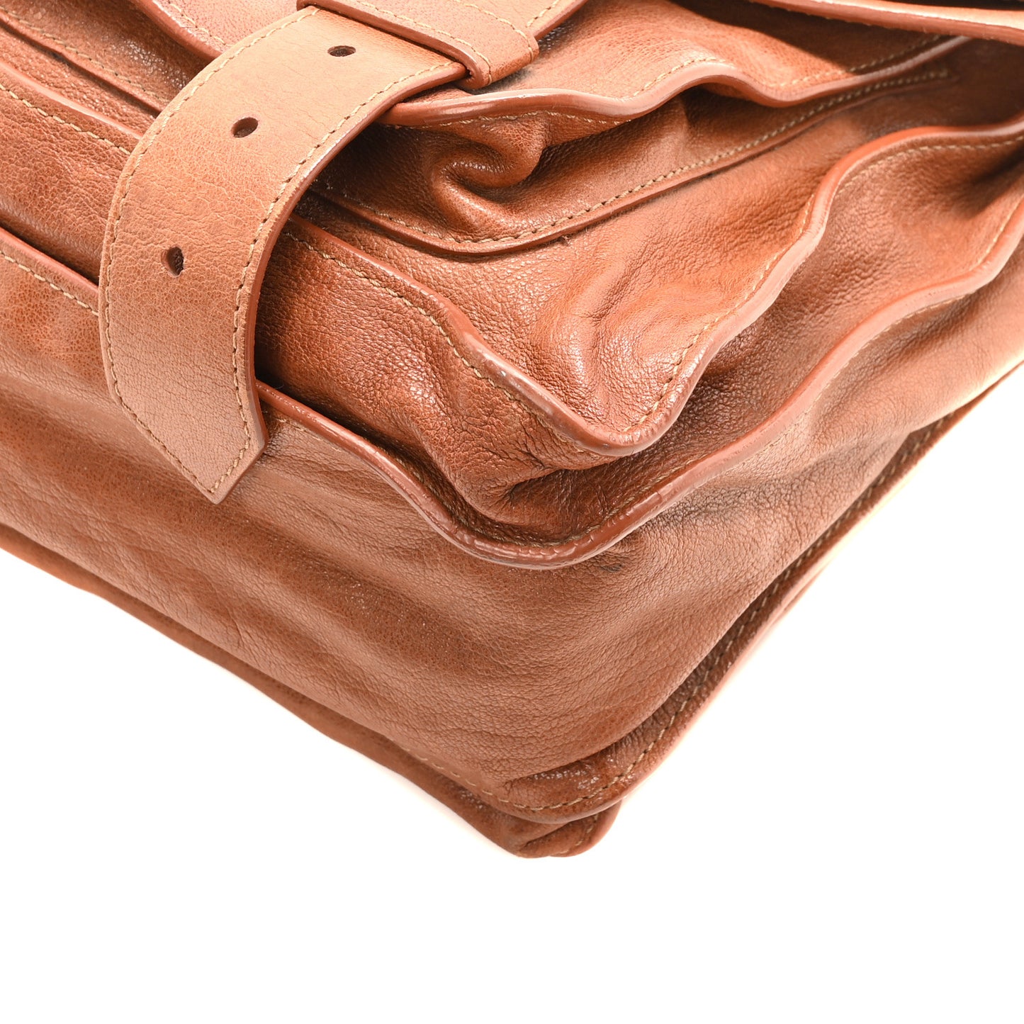 Lambskin Medium PS1 Satchel Saddle