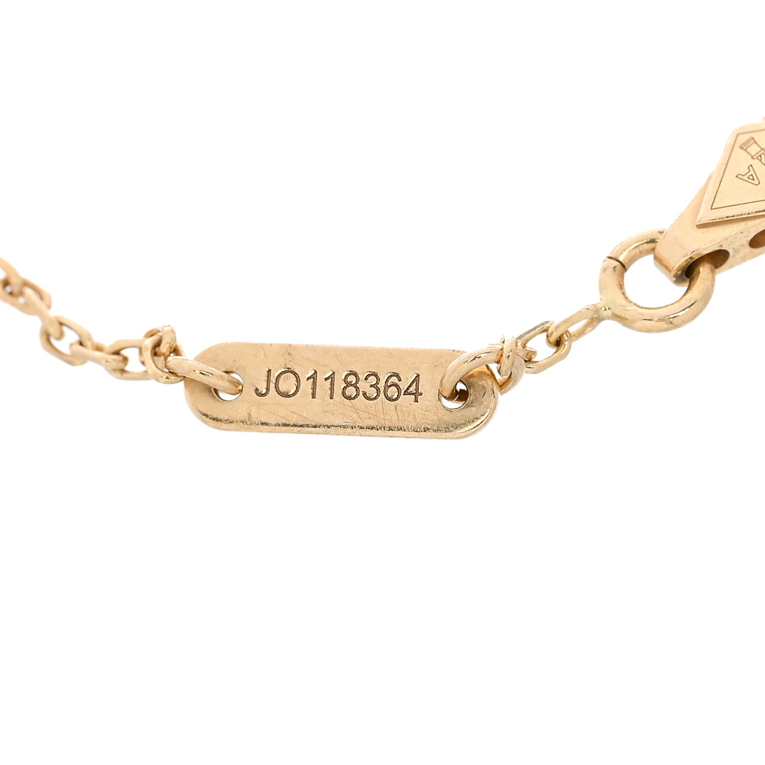 Van Cleef & Arpels 18K Yellow Gold Mother of Pearl Sweet Alhambra Bracelet 4 of 4