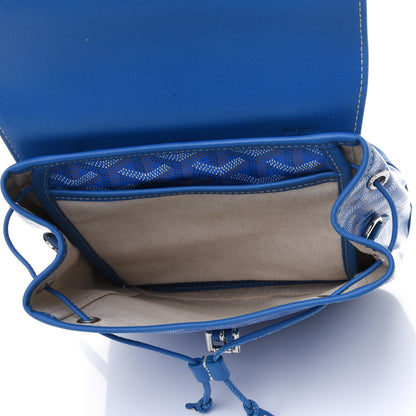 Goyard Goyardine Calfskin Mini Alpin Backpack Sky Blue 4 of 4
