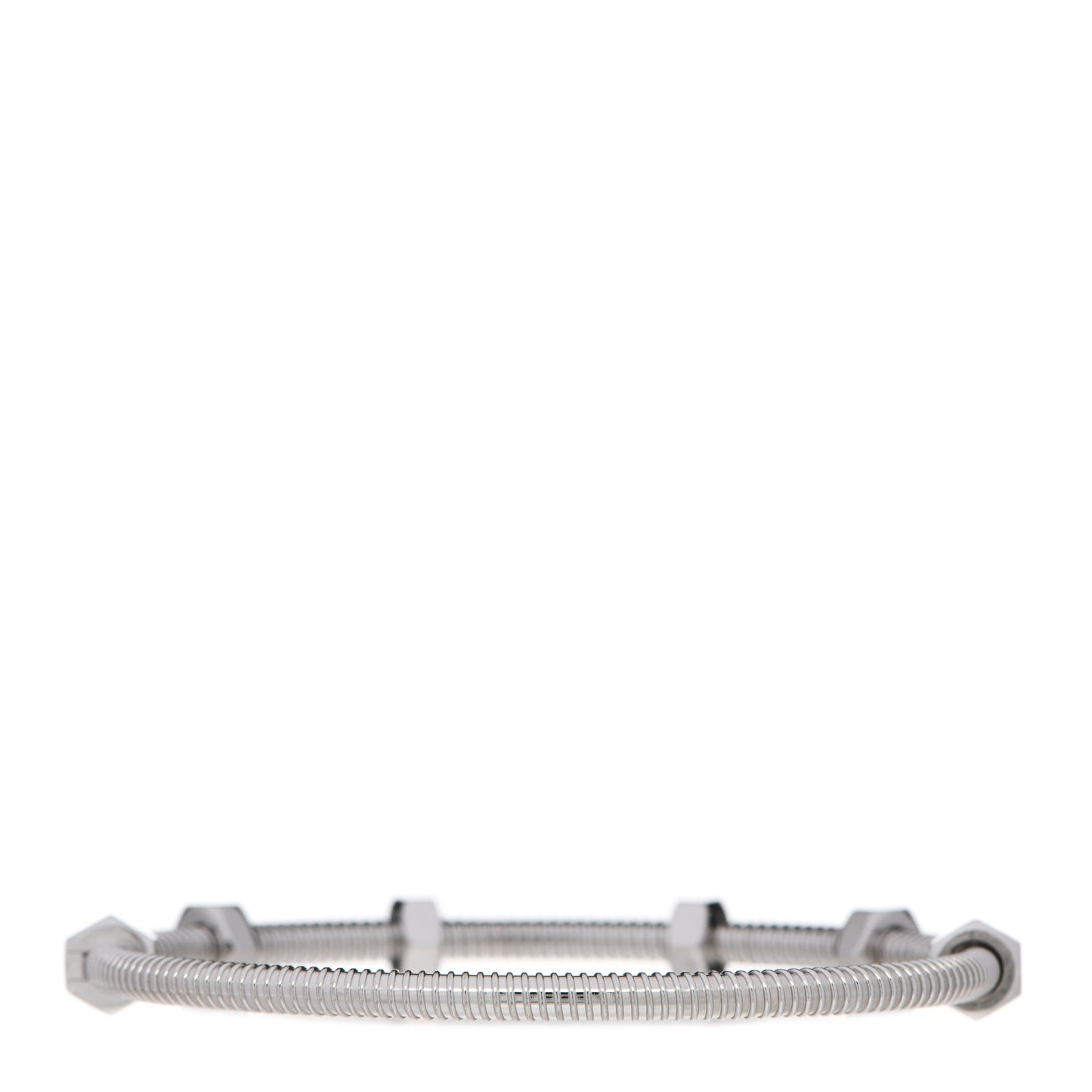 18K White Gold Ecrou de Cartier Bracelet 17