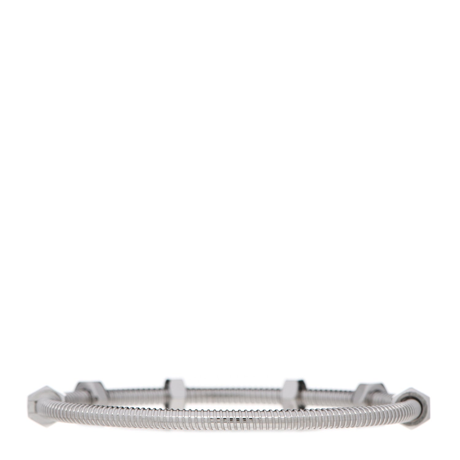 Cartier 18K White Gold Ecrou de Cartier Bracelet 17 2 of 5