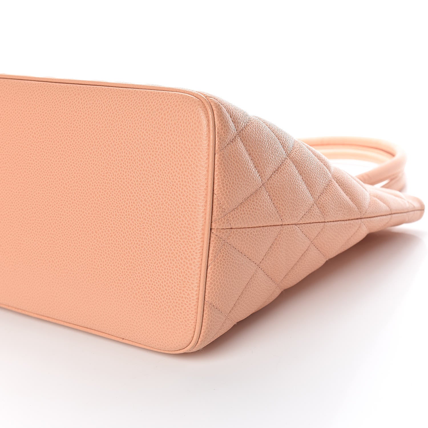 Chanel Caviar Medallion CC Tote Light Pink 10 of 15