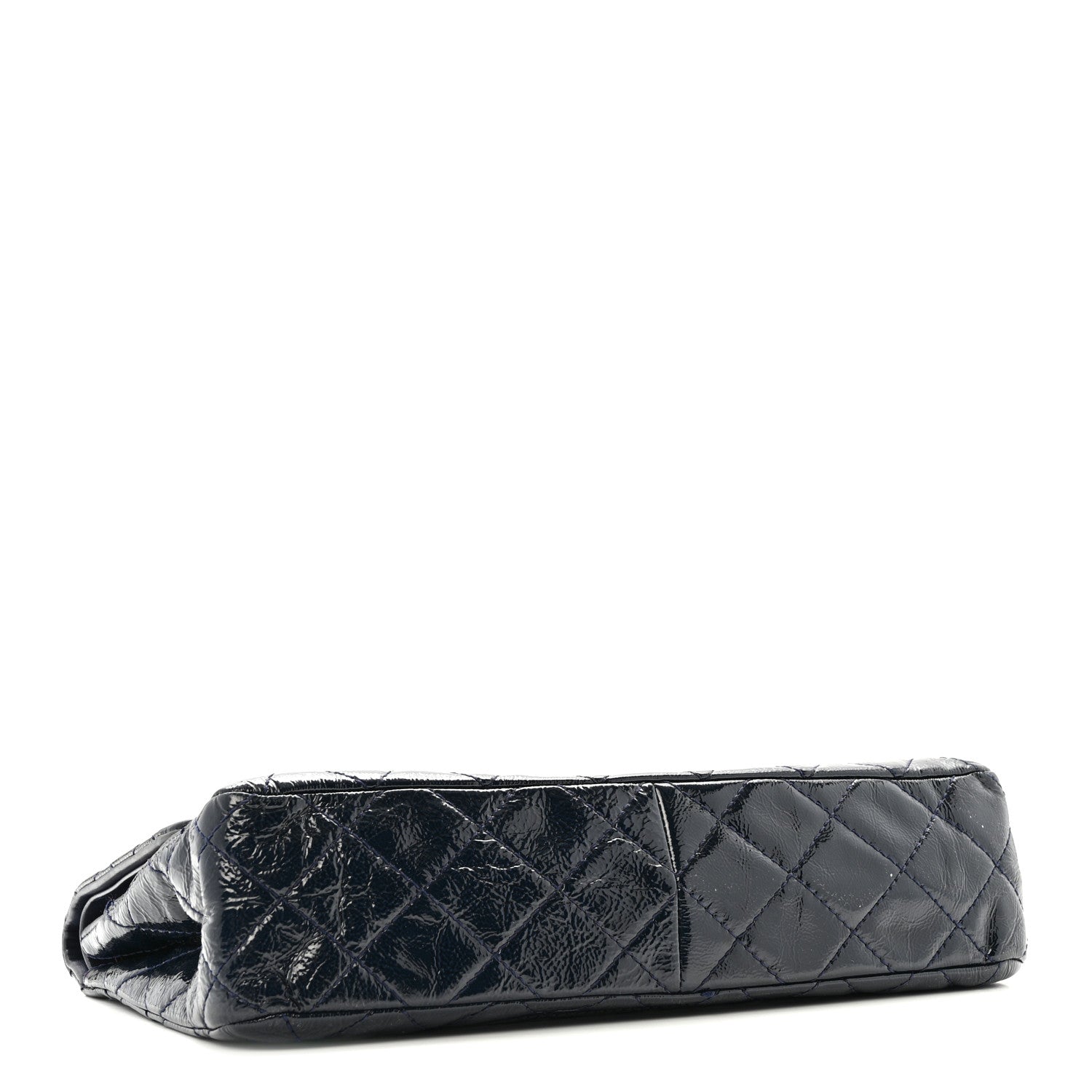 Chanel Distressed Patent Quilted 2.55 Reissue 227 Flap Navy 4 of 13
