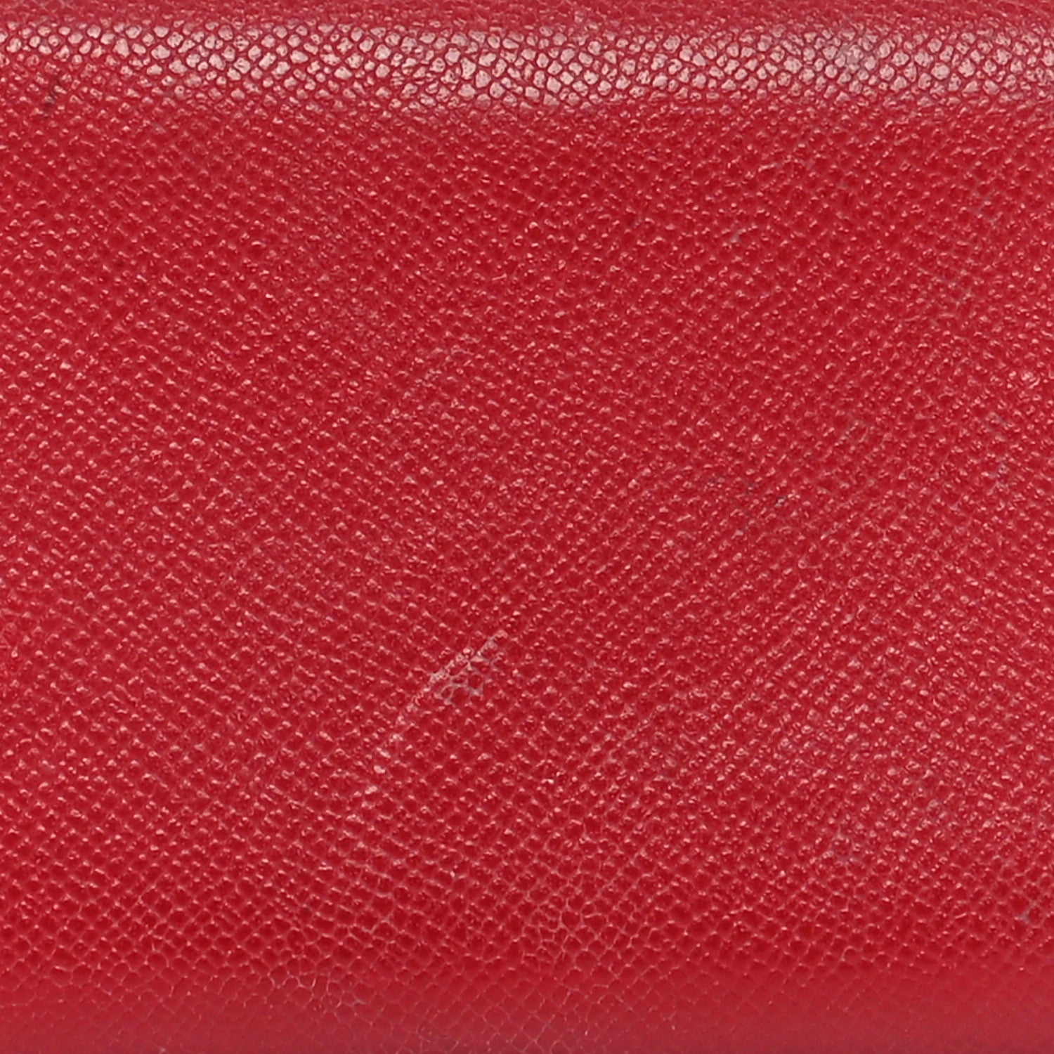 Hermes Madame Calfskin Calvi Card Case Rouge Piment 9 of 11