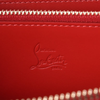 Christian Louboutin Calfskin Panettone Zip Around Wallet Red 6 of 6