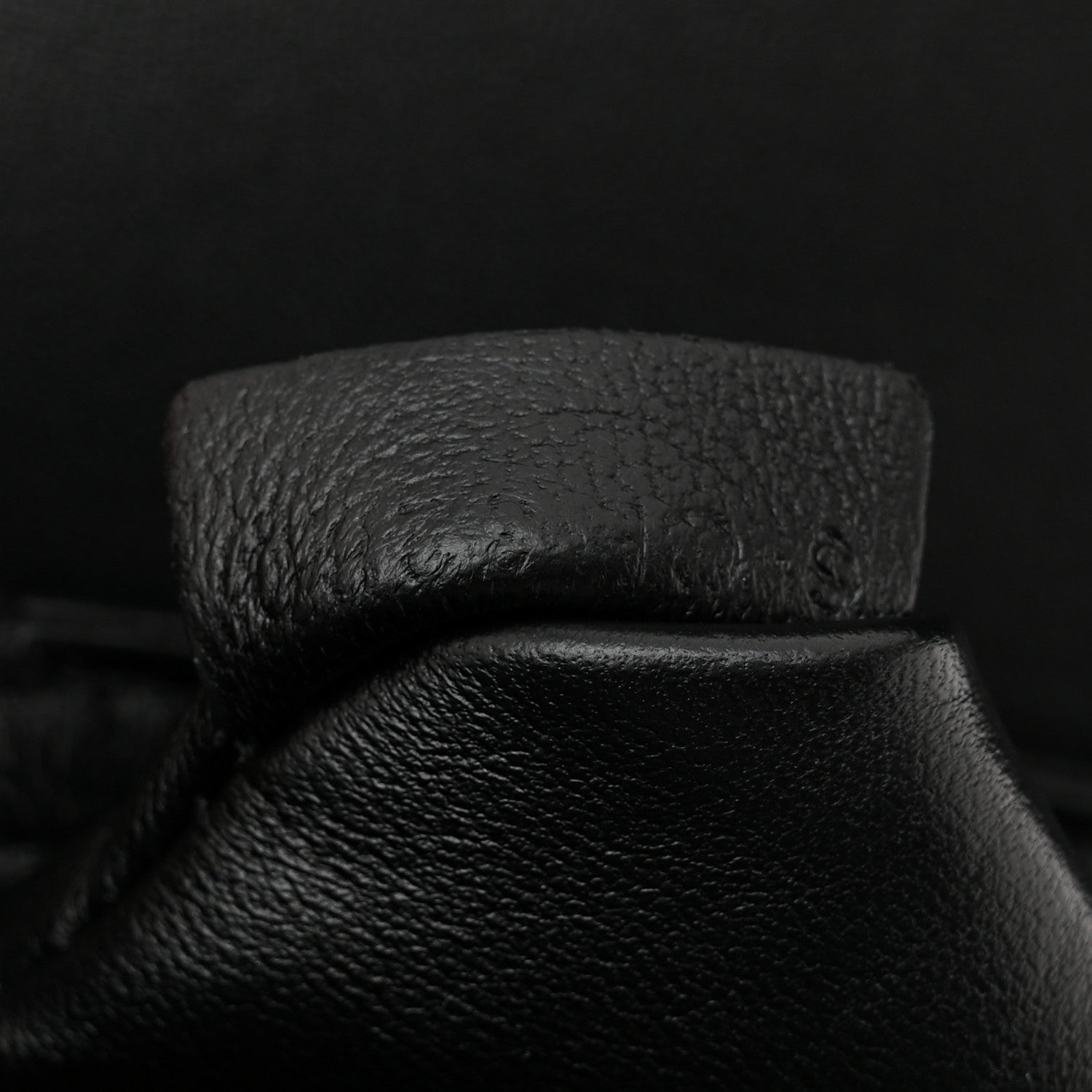 Celine Shiny Calfskin Teen Triomphe Black 6 of 9