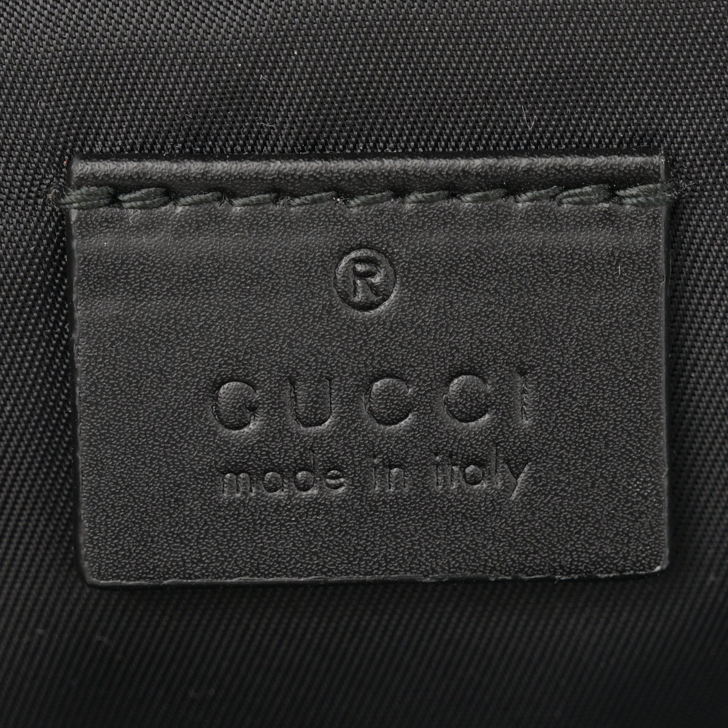 Gucci GG Supreme Monogram Web Belt Bag Black 7 of 13