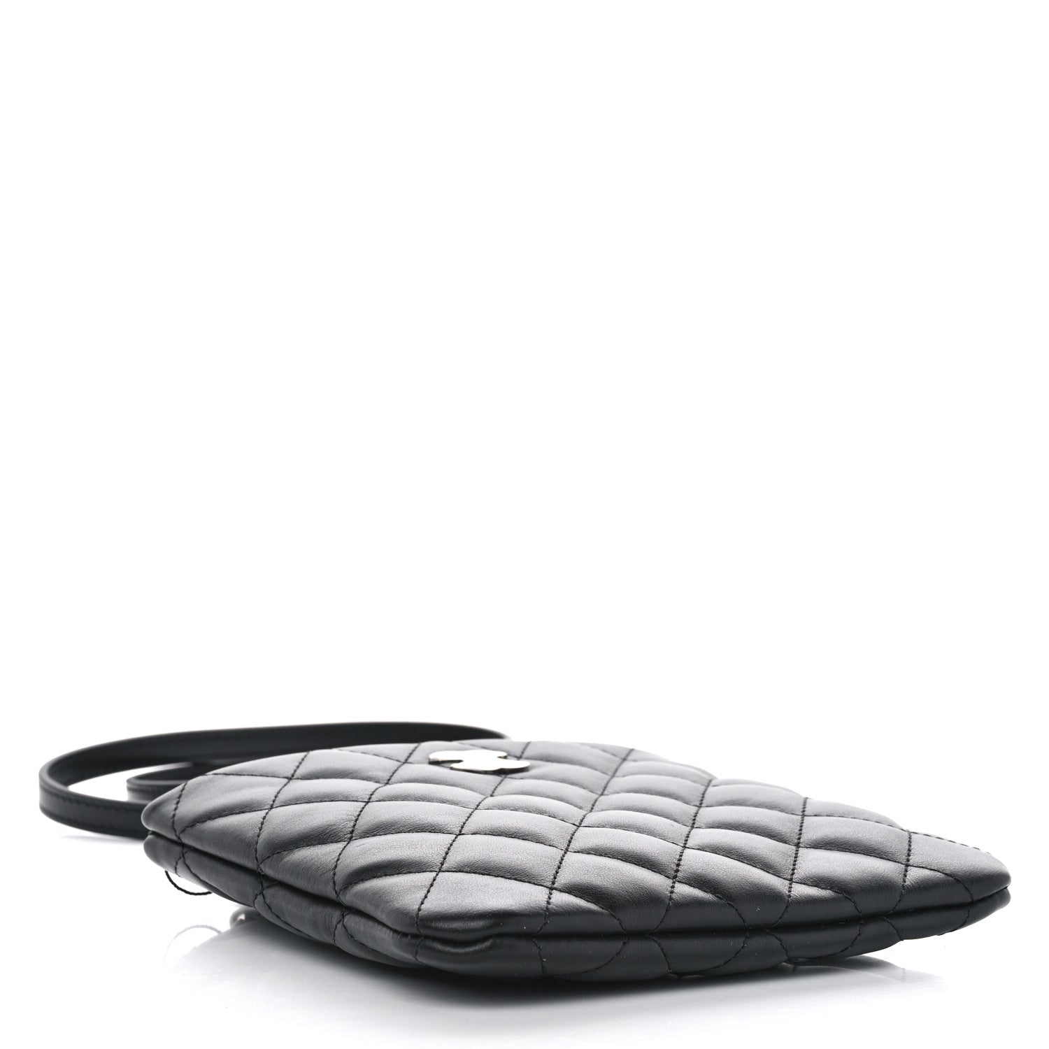 Chanel Lambskin Quilted Crossbody Bag Black 4 of 12