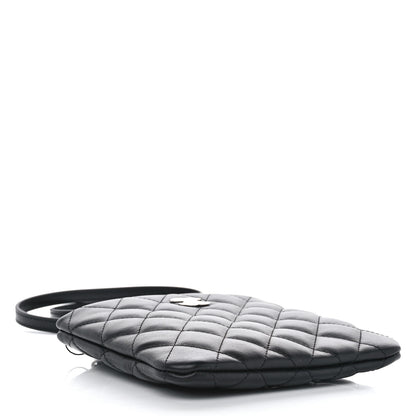 Chanel Lambskin Quilted Crossbody Bag Black 4 of 12