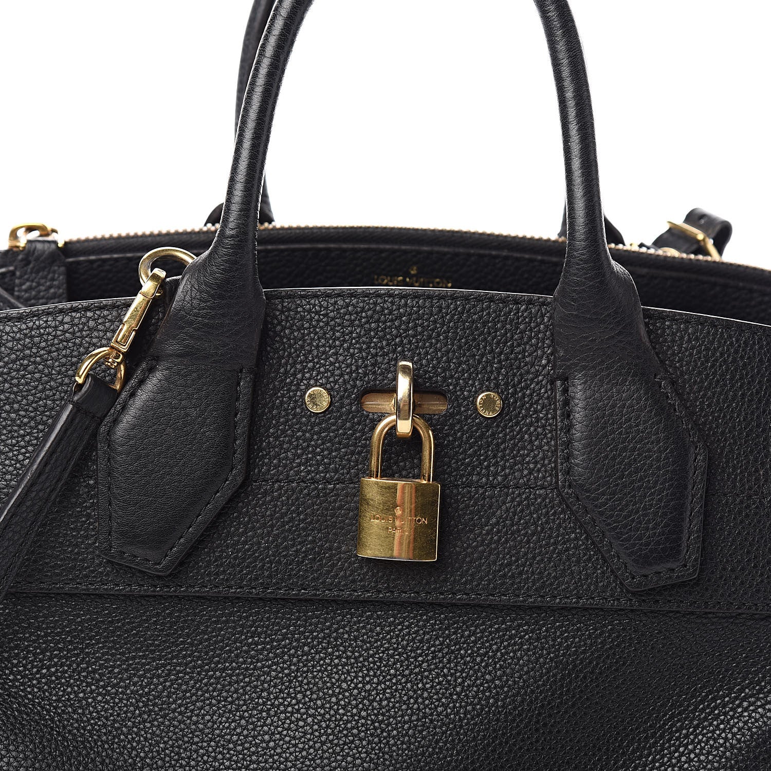 Louis Vuitton Taurillon City Steamer PM Black 10 of 12