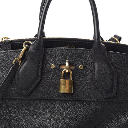 Louis Vuitton Taurillon City Steamer PM Black 10 of 12