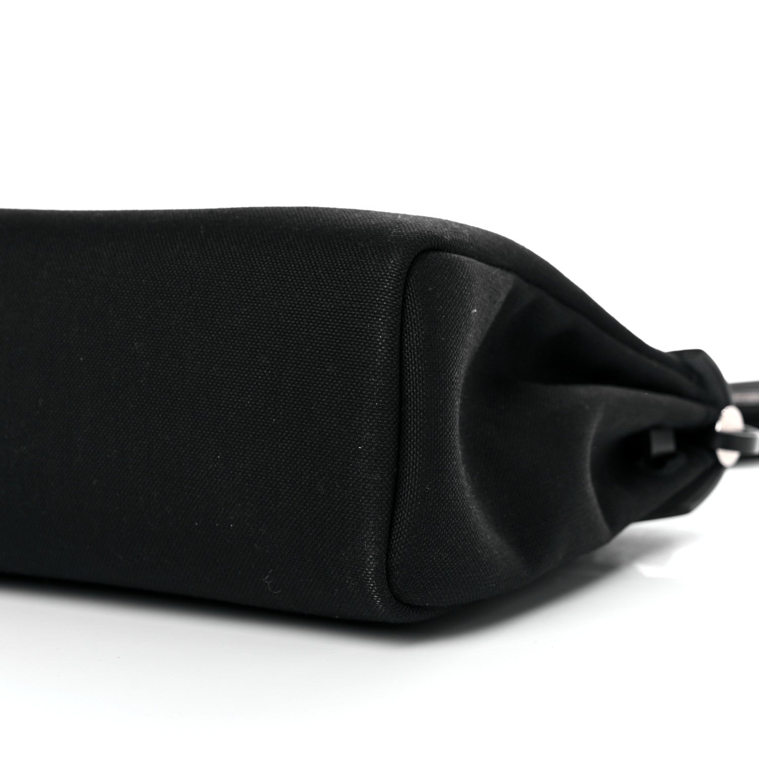 Hermes Military Toile Vache Hunter Herbag Zip Retourne 31 PM Black 9 of 10