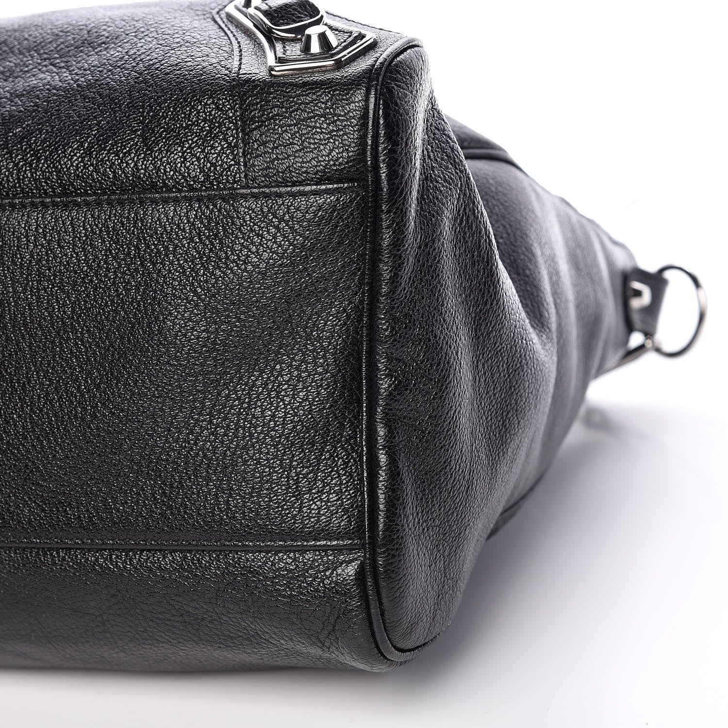 Balenciaga Chevre Silver Metallic Edge Hardware Velo Black 10 of 10