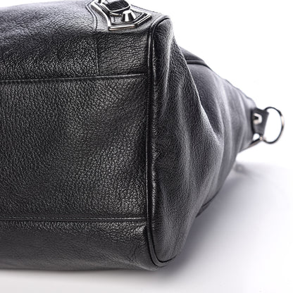 Balenciaga Chevre Silver Metallic Edge Hardware Velo Black 10 of 10