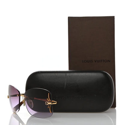 Louis Vuitton Lily Sunglasses Z0371U Purple 7 of 7