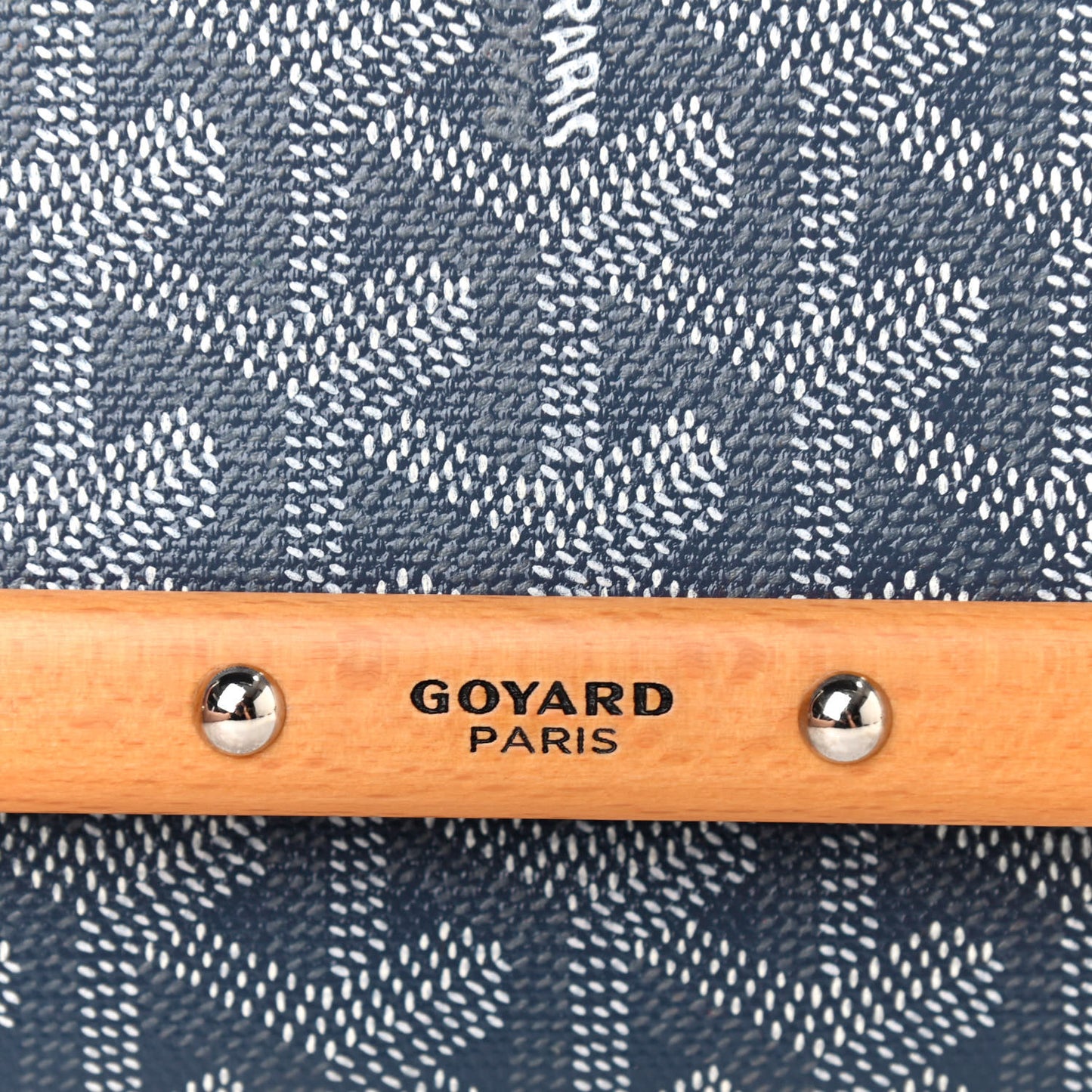 Goyardine Monte Carlo Bois Clutch With Strap Gray
