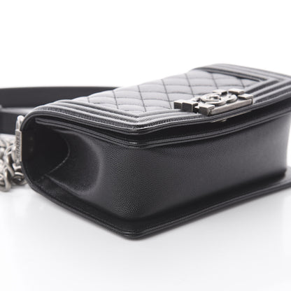 Chanel Caviar Quilted Small Boy Flap Black 5 of 9